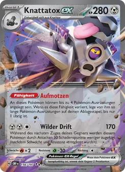 Knattatox-ex, Karte 156 aus Obsidian Flammen