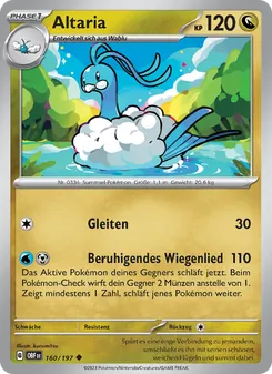 Altaria, Karte 160 aus Obsidian Flammen