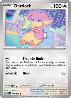 Ohrdoch, Karte 173 aus Obsidian Flammen