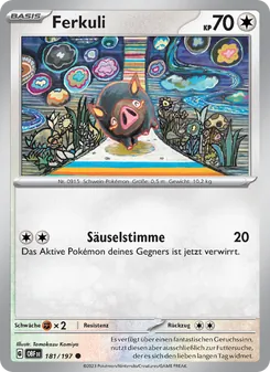 Ferkuli, Karte 181 aus Obsidian Flammen