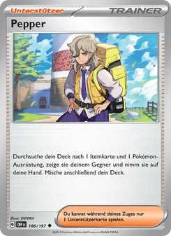 Pepper, Karte 186 aus Obsidian Flammen