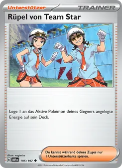 Rüpel von Team Star, Karte 195 aus Obsidian Flammen