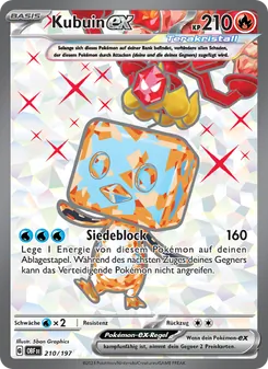 Kubuin-ex, Karte 210 aus Obsidian Flammen