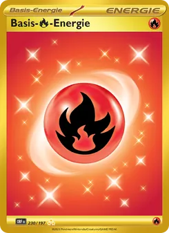 Basis-Fire-Energie, Karte 230 aus Obsidian Flammen