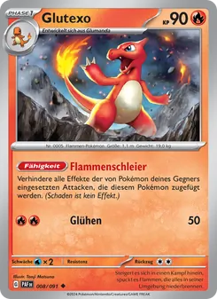 Glutexo, Karte 008 aus Paldeas Schicksale