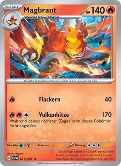 Magbrant, Karte 010 aus Paldeas Schicksale