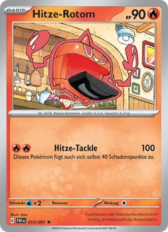 Hitze-Rotom, Karte 013 aus Paldeas Schicksale