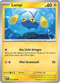Lampi, Karte 020 aus Paldeas Schicksale
