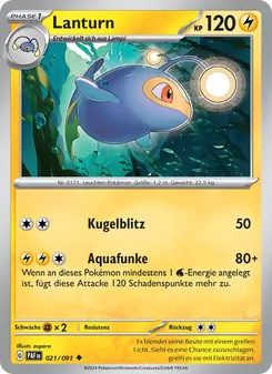 Lanturn, Karte 021 aus Paldeas Schicksale