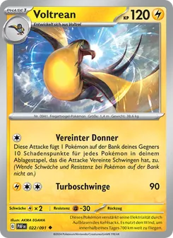 Voltrean, Karte 022 aus Paldeas Schicksale