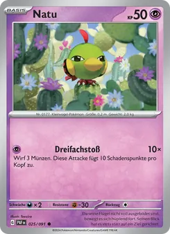 Natu, Karte 025 aus Paldeas Schicksale