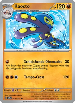 Kaocto, Karte 052 aus Paldeas Schicksale
