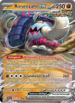 Riesenzahn-ex, Karte 053 aus Paldeas Schicksale