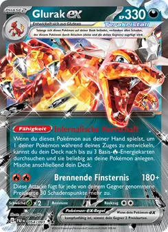Glurak-ex, Karte 054 aus Paldeas Schicksale