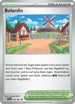 Bolardin, Karte 076 aus Paldeas Schicksale