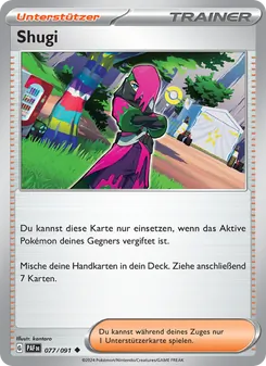 Shugi, Karte 077 aus Paldeas Schicksale