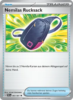 Nemilas Rucksack, Karte 083 aus Paldeas Schicksale