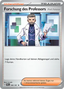 Forschung des Professors, Karte 088 aus Paldeas Schicksale