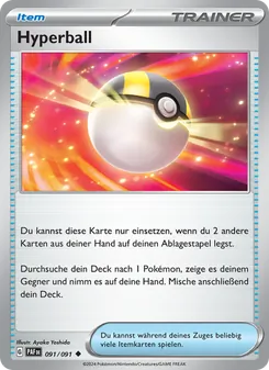 Hyperball, Karte 091 aus Paldeas Schicksale