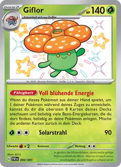 Giflor, Karte 094 aus Paldeas Schicksale