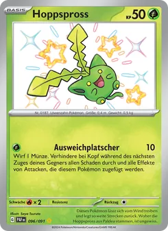 Hoppspross, Karte 096 aus Paldeas Schicksale