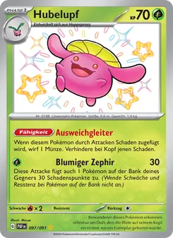 Hubelupf, Karte 097 aus Paldeas Schicksale