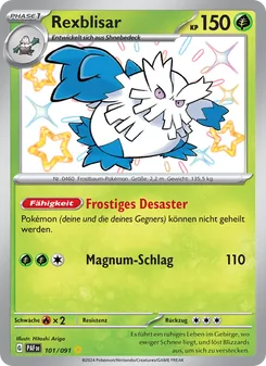 Rexblisar, Karte 101 aus Paldeas Schicksale