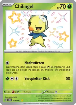 Chilingel, Karte 106 aus Paldeas Schicksale