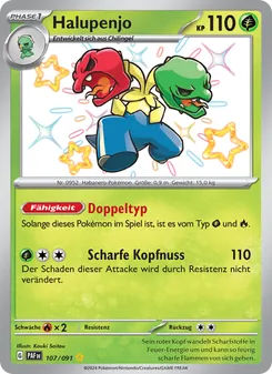Halupenjo, Karte 107 aus Paldeas Schicksale