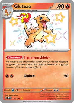 Glutexo, Karte 110 aus Paldeas Schicksale