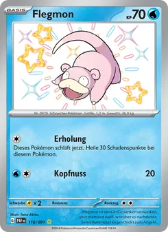 Flegmon, Karte 116 aus Paldeas Schicksale