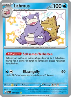 Lahmus, Karte 117 aus Paldeas Schicksale