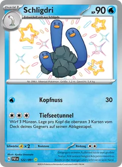 Schligdri, Karte 122 aus Paldeas Schicksale