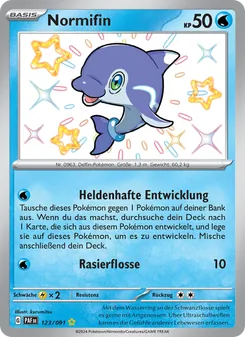 Normifin, Karte 123 aus Paldeas Schicksale
