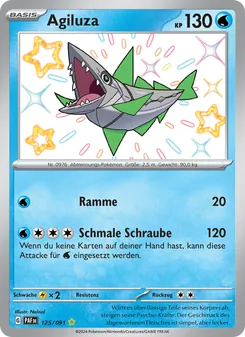 Agiluza, Karte 125 aus Paldeas Schicksale