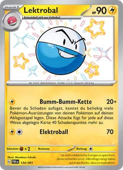 Lektrobal, Karte 134 aus Paldeas Schicksale