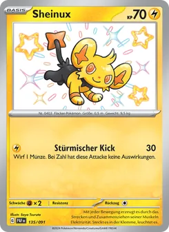 Sheinux, Karte 135 aus Paldeas Schicksale