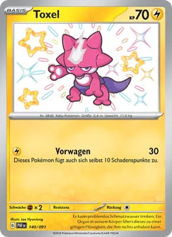 Toxel, Karte 140 aus Paldeas Schicksale