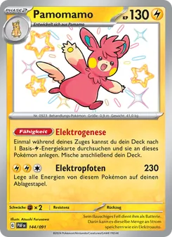 Pamomamo, Karte 144 aus Paldeas Schicksale