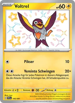 Voltrel, Karte 145 aus Paldeas Schicksale
