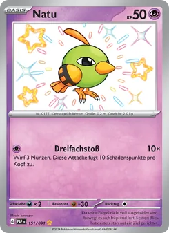Natu, Karte 151 aus Paldeas Schicksale