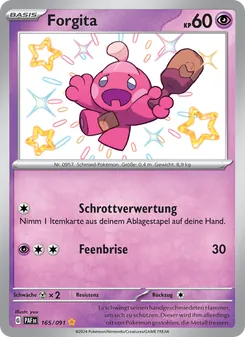 Forgita, Karte 165 aus Paldeas Schicksale