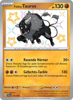 Paldea-Tauros, Karte 172 aus Paldeas Schicksale
