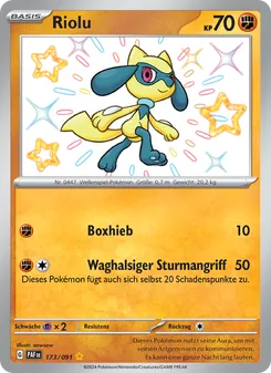 Riolu, Karte 173 aus Paldeas Schicksale