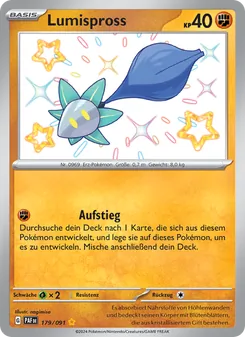 Lumispross, Karte 179 aus Paldeas Schicksale