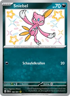 Sniebel, Karte 182 aus Paldeas Schicksale