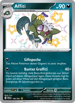 Affiti, Karte 190 aus Paldeas Schicksale