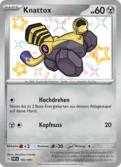 Knattox, Karte 192 aus Paldeas Schicksale