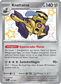 Knattatox, Karte 193 aus Paldeas Schicksale