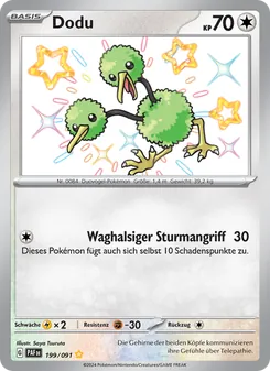 Dodu, Karte 199 aus Paldeas Schicksale